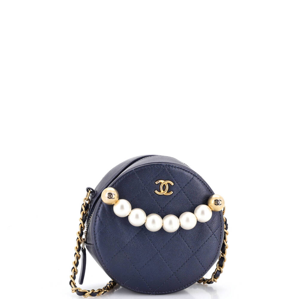 Chanel Chic Pearls Round Clutch With #258065C24B